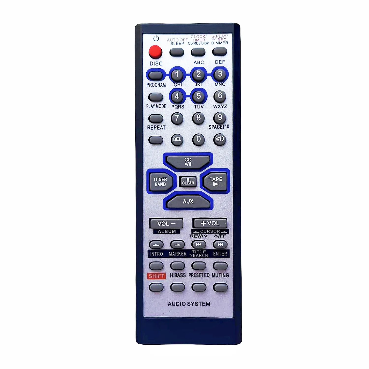 Replacement Remote Control for Panasonic SA-AK230GC SA-AK230GN SA-AK110 SA-AK122 SA-AK210 SA-AK240 Micro CD Stereo Audio System