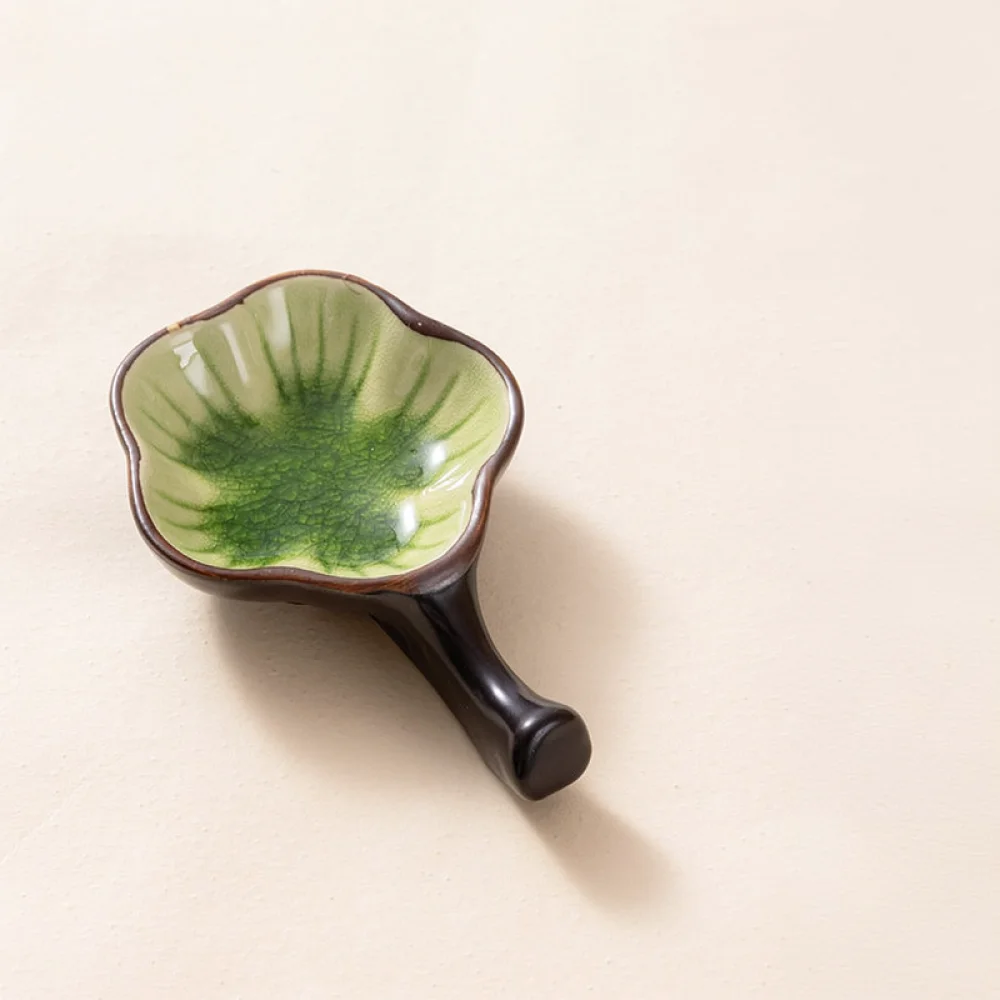 Decorative Ceramic Ink Plate Brush Rest For Traditional Chinese Art Painting Calligraphy Practice Stationery Tool