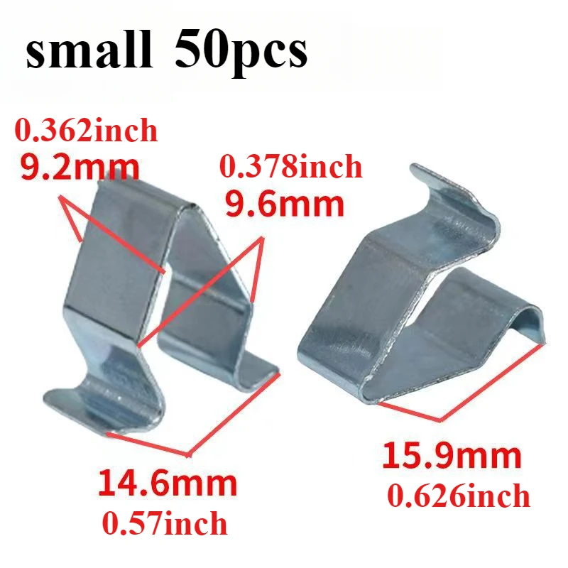 10/20/30/50 Stück Metall-Zierleisten-Clips für Skoda für Passat Kofferraum-Heckklappe Innenverkleidung Auto-Zubehör Auto-Innenausstattung