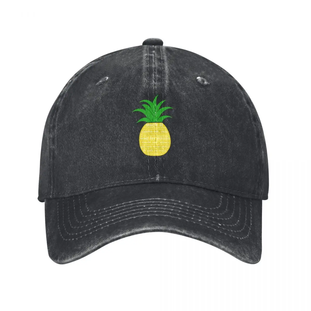 Psych Quotes Pineapple Baseball Cap Hat Luxury Brand Trucker Hat Sun Hat For Children Women's Beach Men's