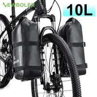 NEWBOLER-bolsa portátil impermeable para horquilla de bicicleta, bolsa portátil para bicicleta de 10L, bolsa para patinete eléctrico, bolsa frontal para bicicleta, 2024