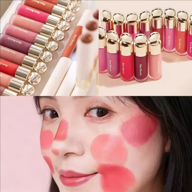 Luxury Rare Beauty Liquid Blush Lipstick Blush Eye Cheek Blusher Waterproof Mositure Face Contour Shadow Liquid Lip Gloss Makeup