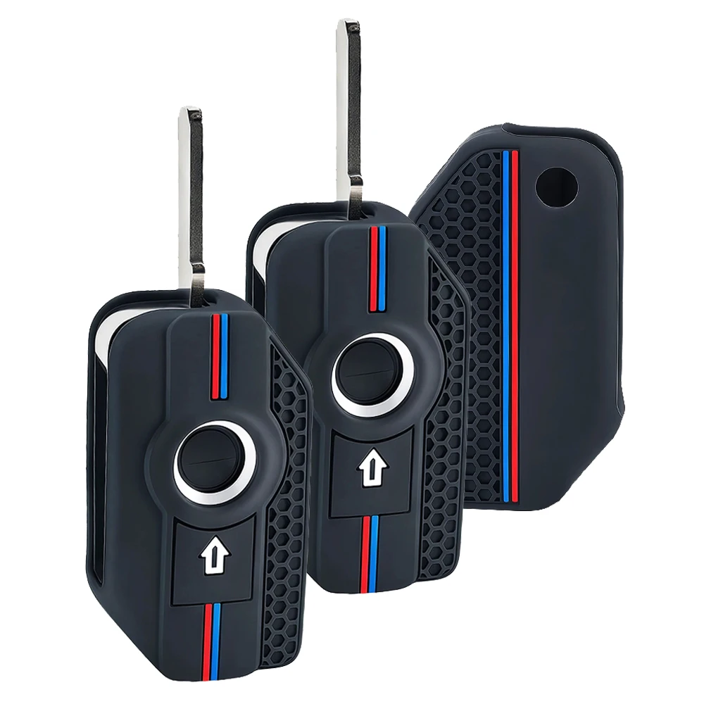 Silicone Remote Key Fob Keychain Ring Shell Case Cover Holder For BMW K 1600 B GT GTL R 1250 GS Adventure S1000 R XR 2021 2022