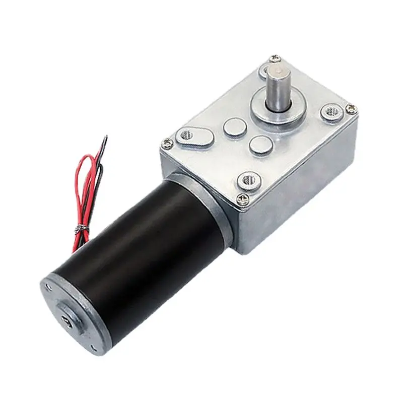 DT17 5840-31ZY Turbo Worm Encoder Micro DC Reduction Motor Self Locking Speed Control 24V 80RPM High Torque