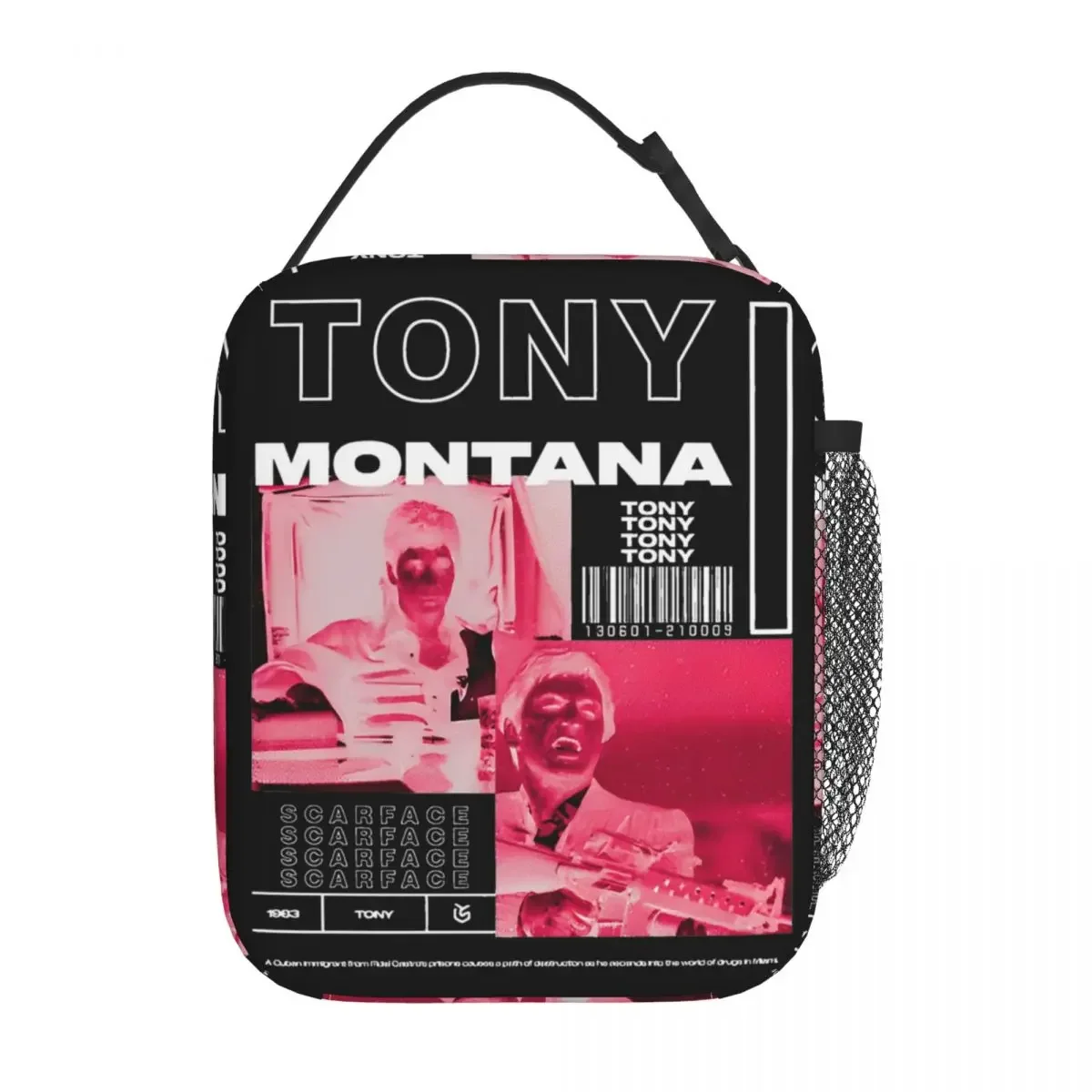 

Insulated Lunch Bag Tony Montana Scarface Accessories Storage Food Box Fashion Thermal Cooler Lunch Box For Travel