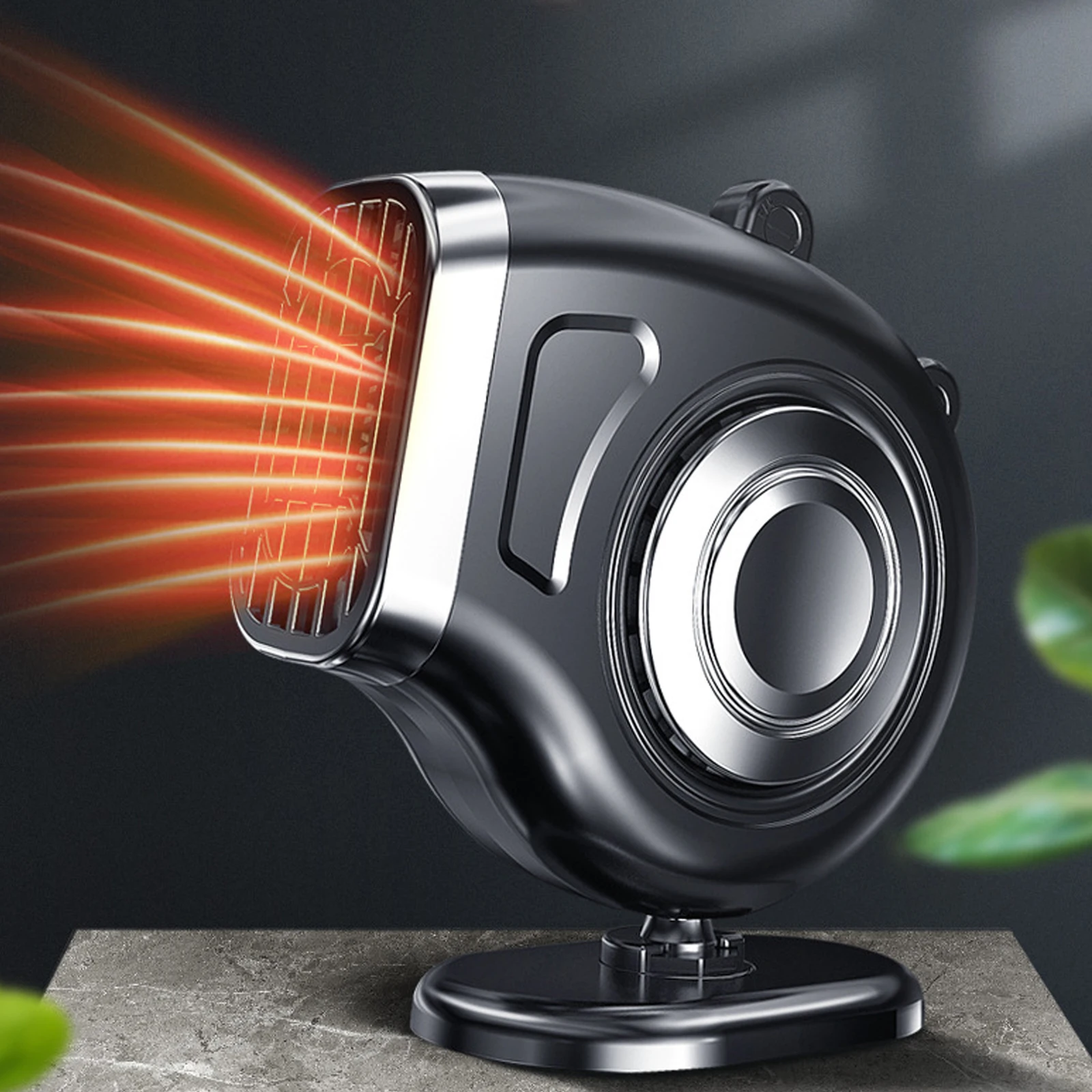 

Fast Heating Adjustable Vehicle Heater Car Hot-Air Blower Dashboard Seat Mount Low Power Ceramic Defroster Demister 12V Portable