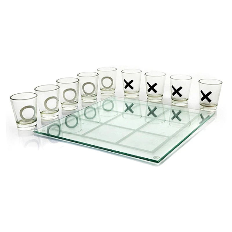 Fairly Odd Novelties Shot Glass Drinking Game Set For Party Desk Board Game For Adults Friends Hacing Fun