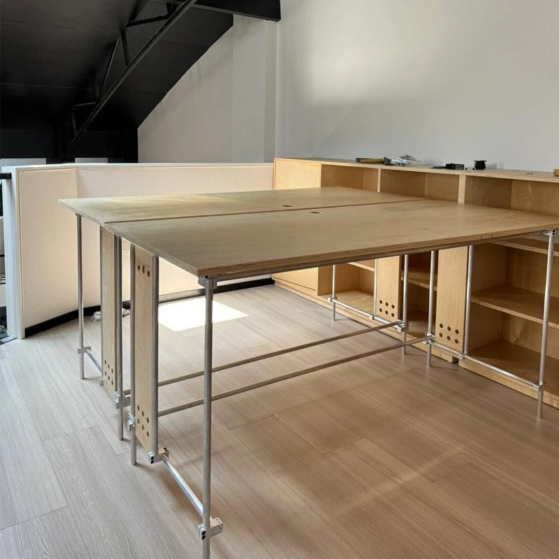 

Multi-person combination modern computer desk, minimalist desk multi-functional desk