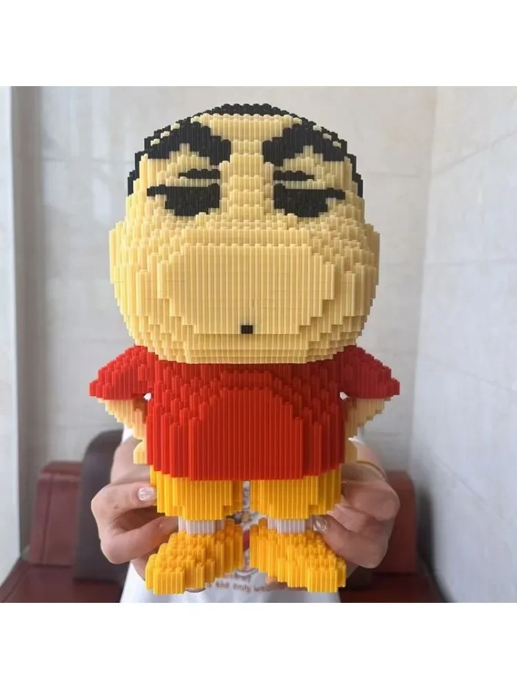 Blocs de construction assemblés mignons de 30CM, modèle 3D, Puzzle pour enfants, jouet, cadeau d'anniversaire, blocs de construction à haute difficulté, ornement