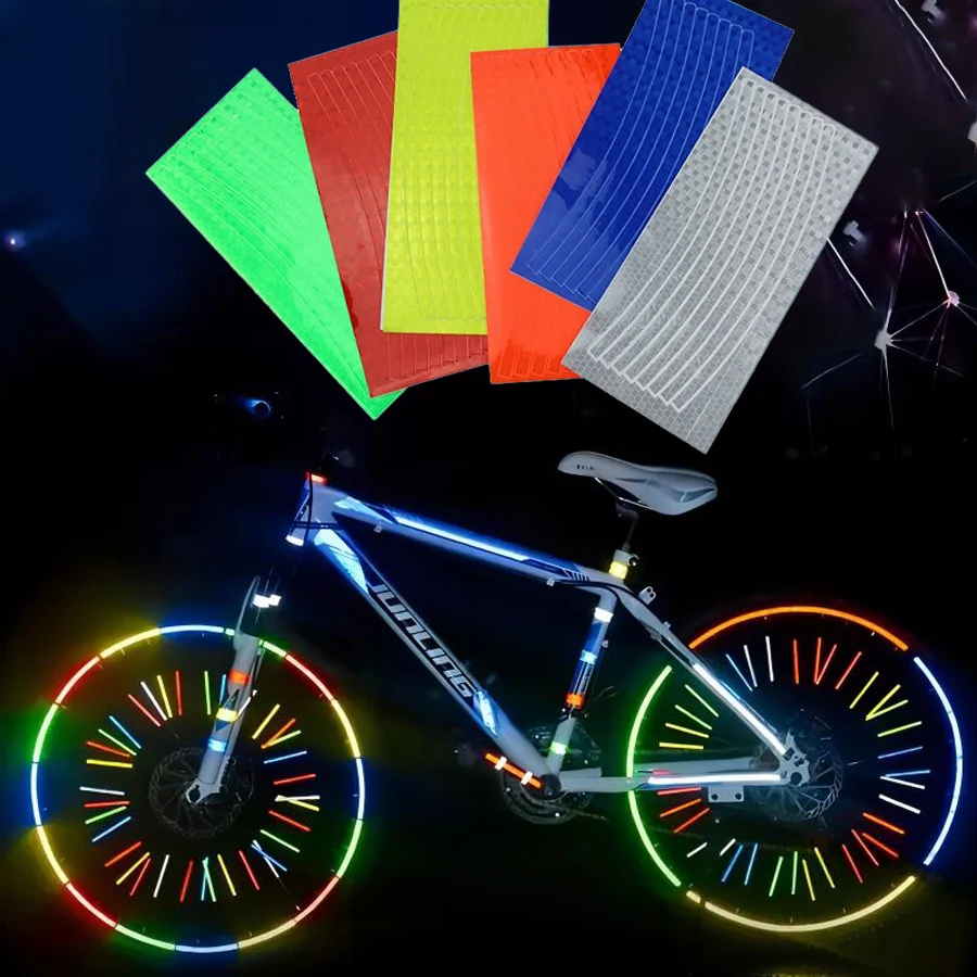 Reflective Stickers,Super Reflection,Warning Reflective Stickers Safety Tape Night Visibility Waterproof Safety Reflective Tape