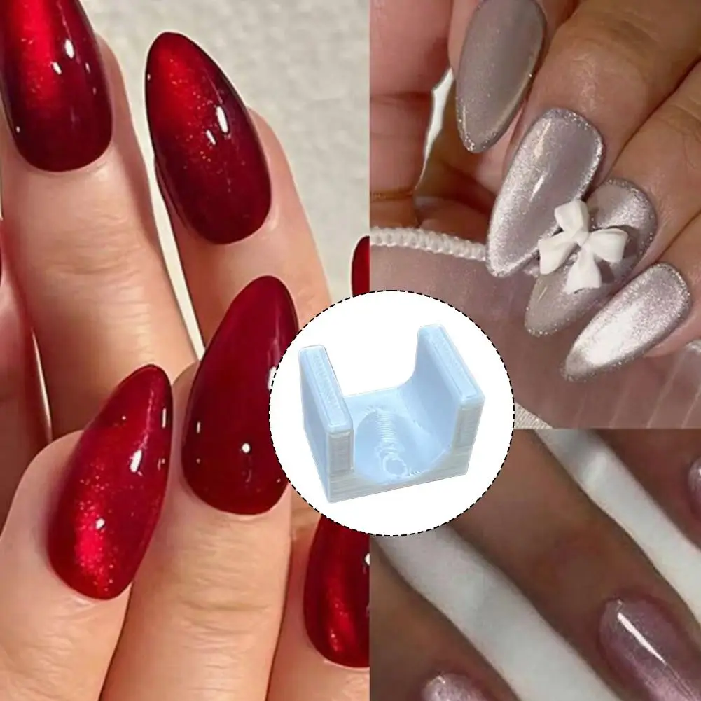 Imán profesional para uñas tipo ojo de gato, magnético súper fuerte para efecto ojo de gato, herramienta de esmalte de gel fácil de usar para principiantes y arte de uñas