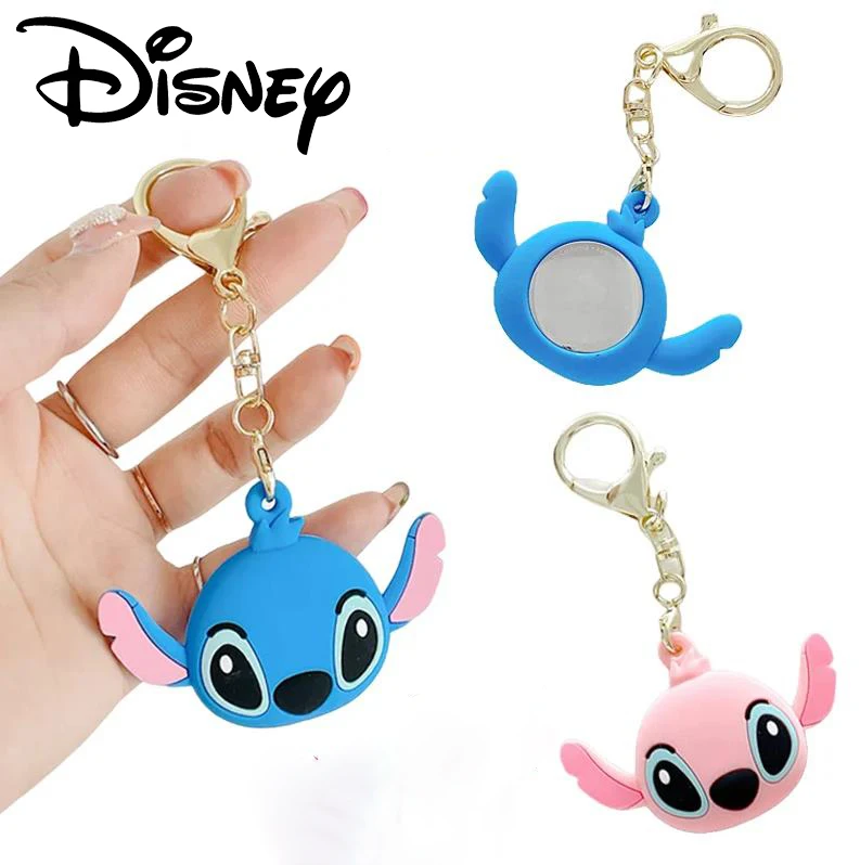 Disney Stitch Silicone Case for Apple Airtags Cute Protective Shell Tracker Accessories Anti-lost with Keychain for Airtag Case