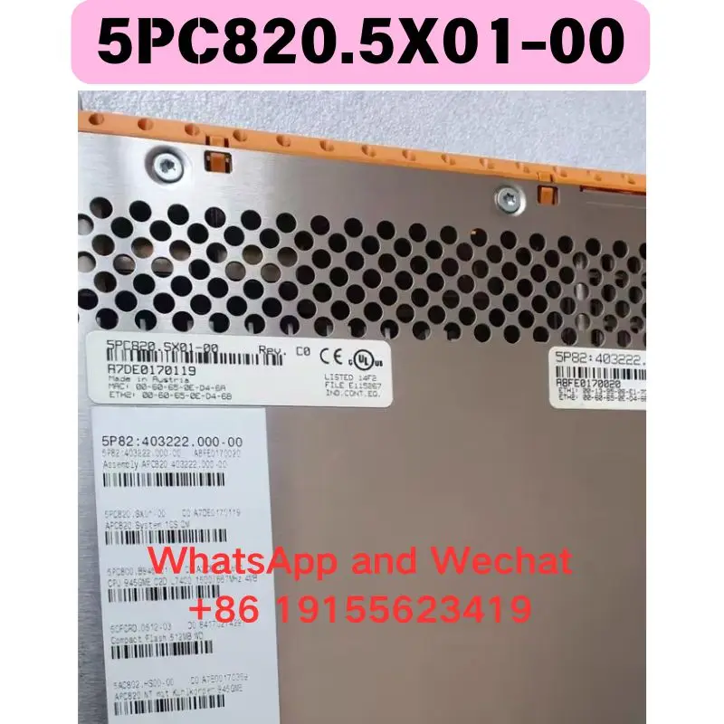Used 5PC820.5X01-00 Servo drive Functional test OK