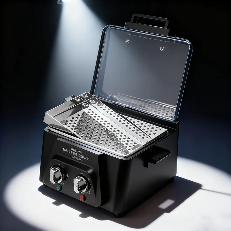 

Стерилизатор для инструментов для ногтей, коробка для стерилизации сухого тепла, 2,5 л, высокотемпературный дезинфекционный шкаф для маникюра, педикюра, парикмахерских инструментов Me