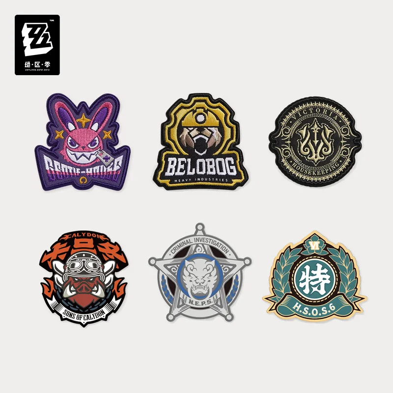 

Официальный товар Sunsyea Zenless Zone Zero miHoYo, оригинальная вышитая нашивка серии Camp