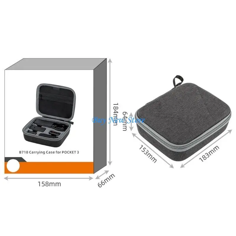 حقيبة تخزين 20CE لـ Pocket 3 حقيبة حمل صلبة محمولة واقية