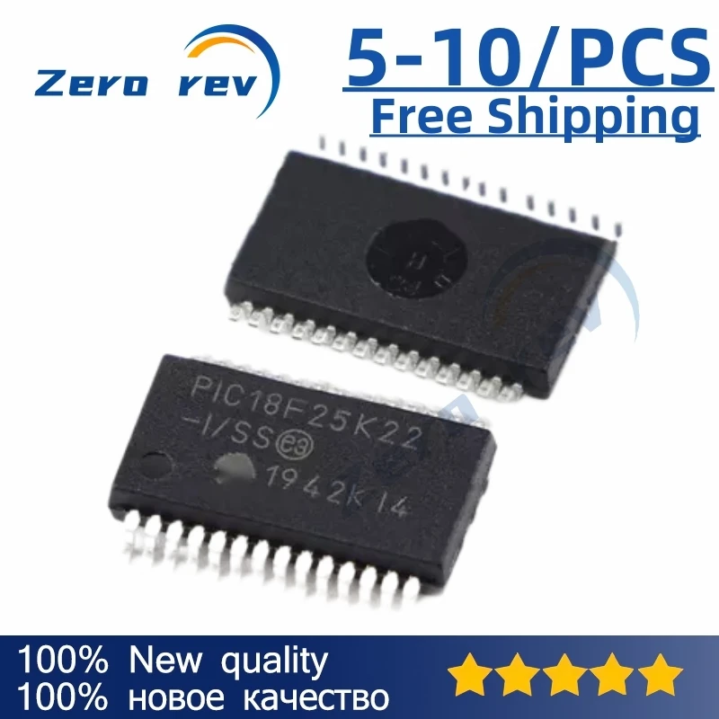 5-10Pcs 100% New Free Shipping PIC18F25K83-I PIC18F25K22-ISS PIC18F25K20-I SS SSOP-28