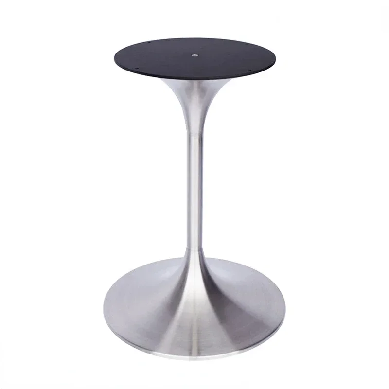 

Small Round Table Cafe Stainless Steel Table Legs Minimalist Tulip Small Waist Horn Plate Table Legs Manufacturer