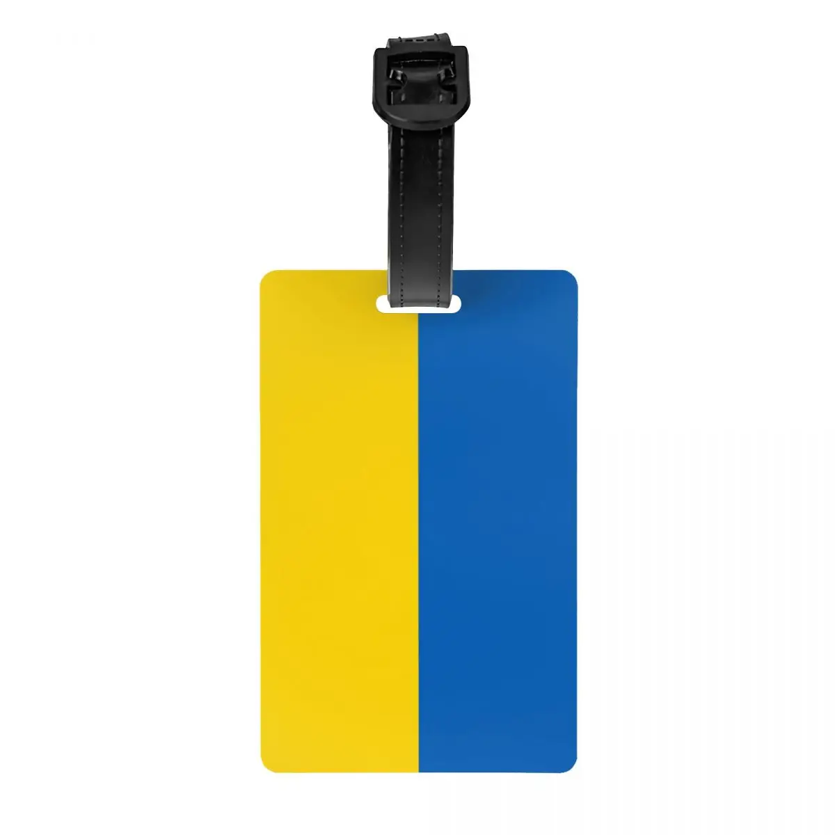 Custom Flag Of Ukraine Luggage Tag With Name Card Privacy Cover ID Label for Travel Bag Suitcase