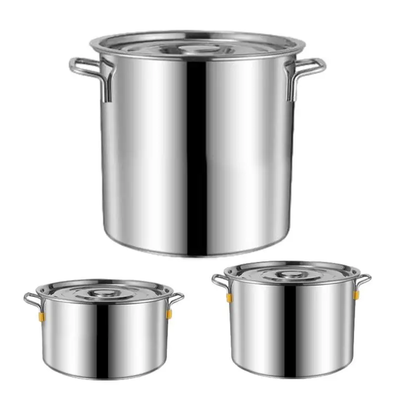 

Pasta Pot Whole Clad Stock Pot with Lid Whole Clad Stock Pot Canning Pot Sauce Pot Steamer Cookware for Restaurant Soup Home