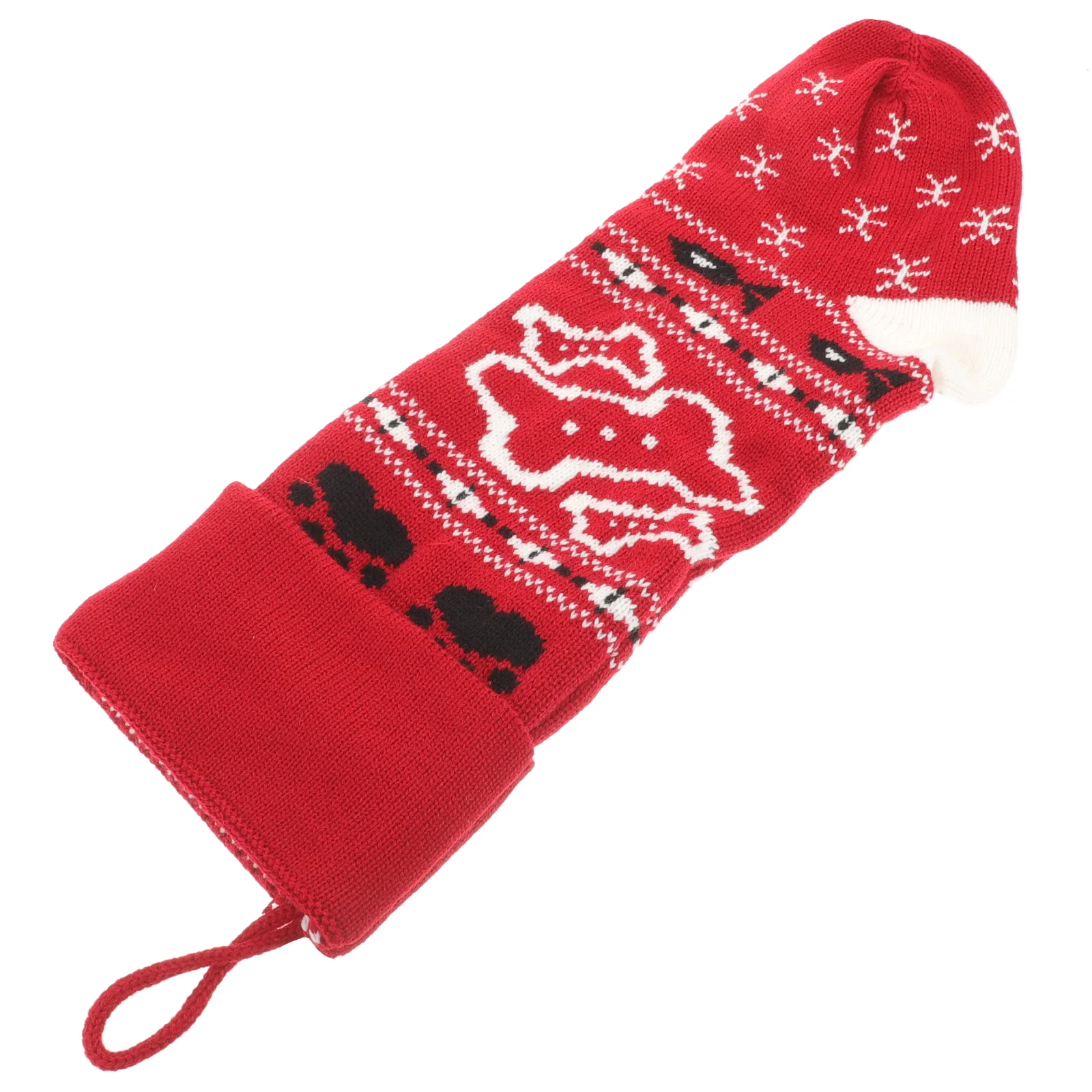 

Christmas Stocking Fabric Hanging Gift Bag Xmas Tree Stocking Candy Holder Xmas Party Decor Christmas Gift Bag
