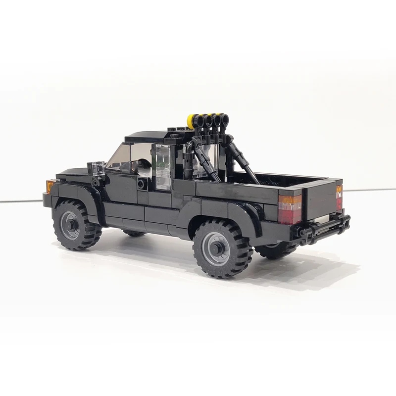 Snelheid Kampioen Stadsauto Model MOC Bouwstenen Pick-up Modulaire Technologie Geschenken Vakantie Monteer Kinderen Speelgoed Pak