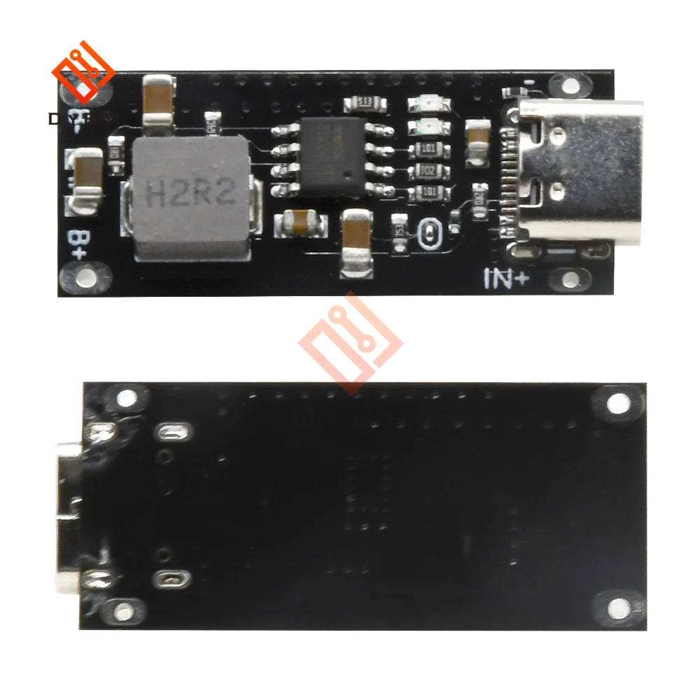 Type-C USB Input High Current 3A Polymer Ternary Lithium Battery Quick Fast Charging Board IP2312 CC/CV Mode 5V to 4.2V / 4.35V