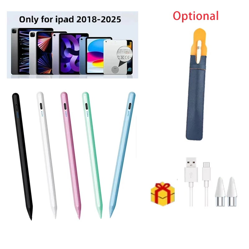 

Специально для IPAD Pen для Apple iPad Pen Стилус для iPad Pro Mini 8 Air 2025 2024 2023 2022 2021 Карандаш 2 РУЧКИ