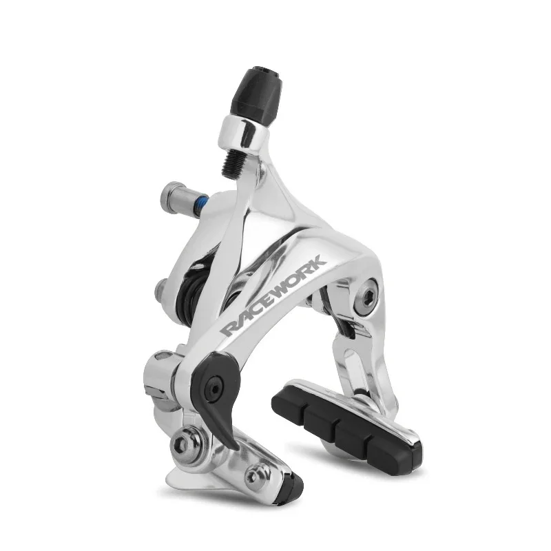 

R8000 Bicycle Disc Brake Road Bike Dual Pivot Calipers Folding Bike C Brake Polished Silver Front Rear Side Pull Caliper Rim