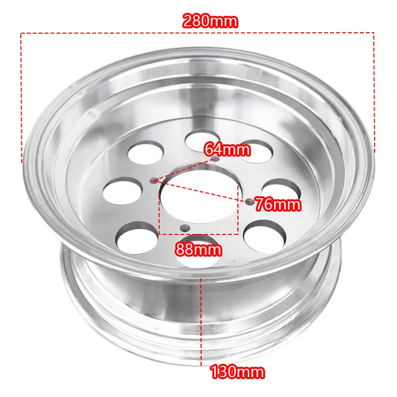 10 Inch hub 4.50-10 inch Aluminum alloy Rims for  Bike Motorcycle Electric tricycle scooter parts
