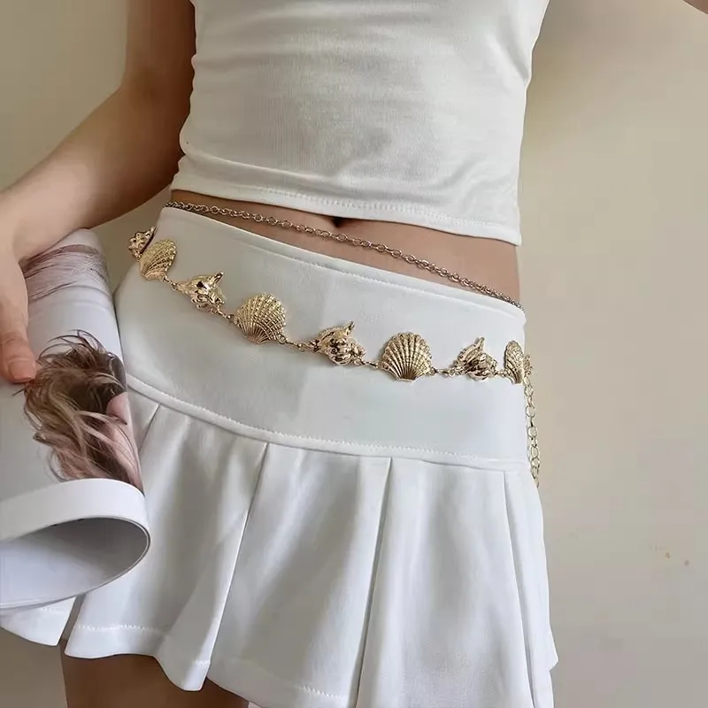 Sommerliche Metall-Taillenkette, Retro-Schmetterlings-Dünngürtel-Accessoires, Hunderte passende Kleider, Gürtelketten, hochwertig – Detail 18