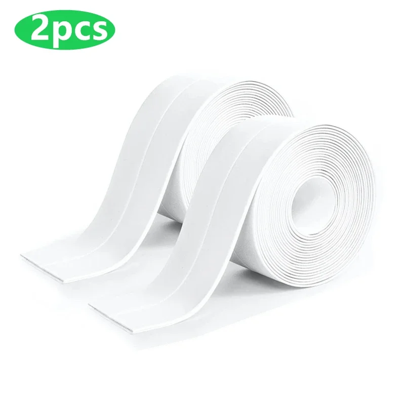 Shower Bath Sealing Strip Tape Caulk Strip Self Adhesive Waterproof Wall Sticker Sink Edge Tape For Bathroom Kitchen Accessories