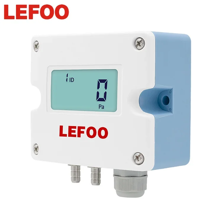 LEFOO imported micro-pressure core sensitive to pressure LCD display long service life Differential Pressure Transmitter