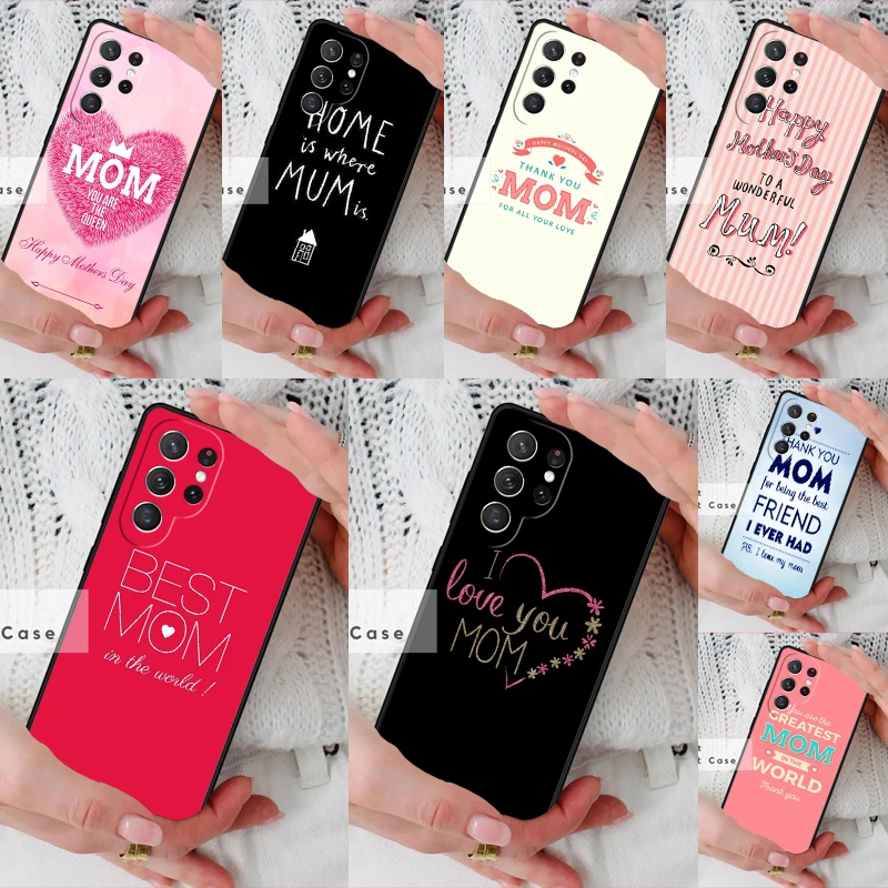 Best Mom mother day Phone Cover Case for Samsung Galaxy S26 Ultra S20 FE Note 10 S24 S23 S21 S25 Plus S22
