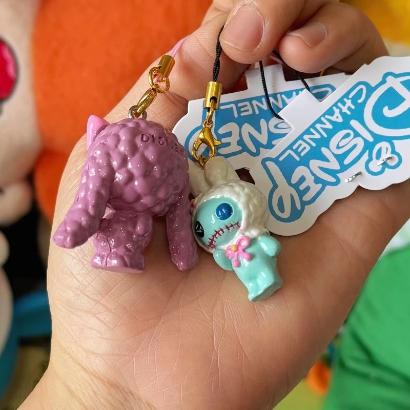 لعبة ديزني سكرمپ ستيتش القبيحة ولطيفة على شكل دمية سلسلة مفاتيح فتاة حلوة قطيفة سلسلة هواتف محمولة لعبة هدية عيد ميلاد لصديق