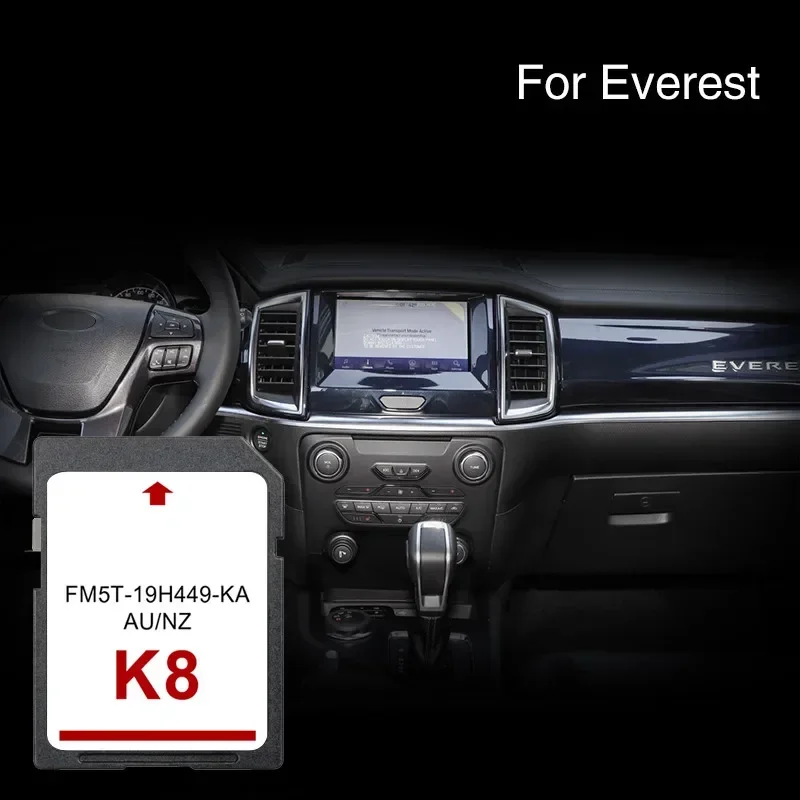 Suitable For Ford Everest K8 Sync2 8GB Navi SD Map Card Cid Cover Austrial New Zealand Country