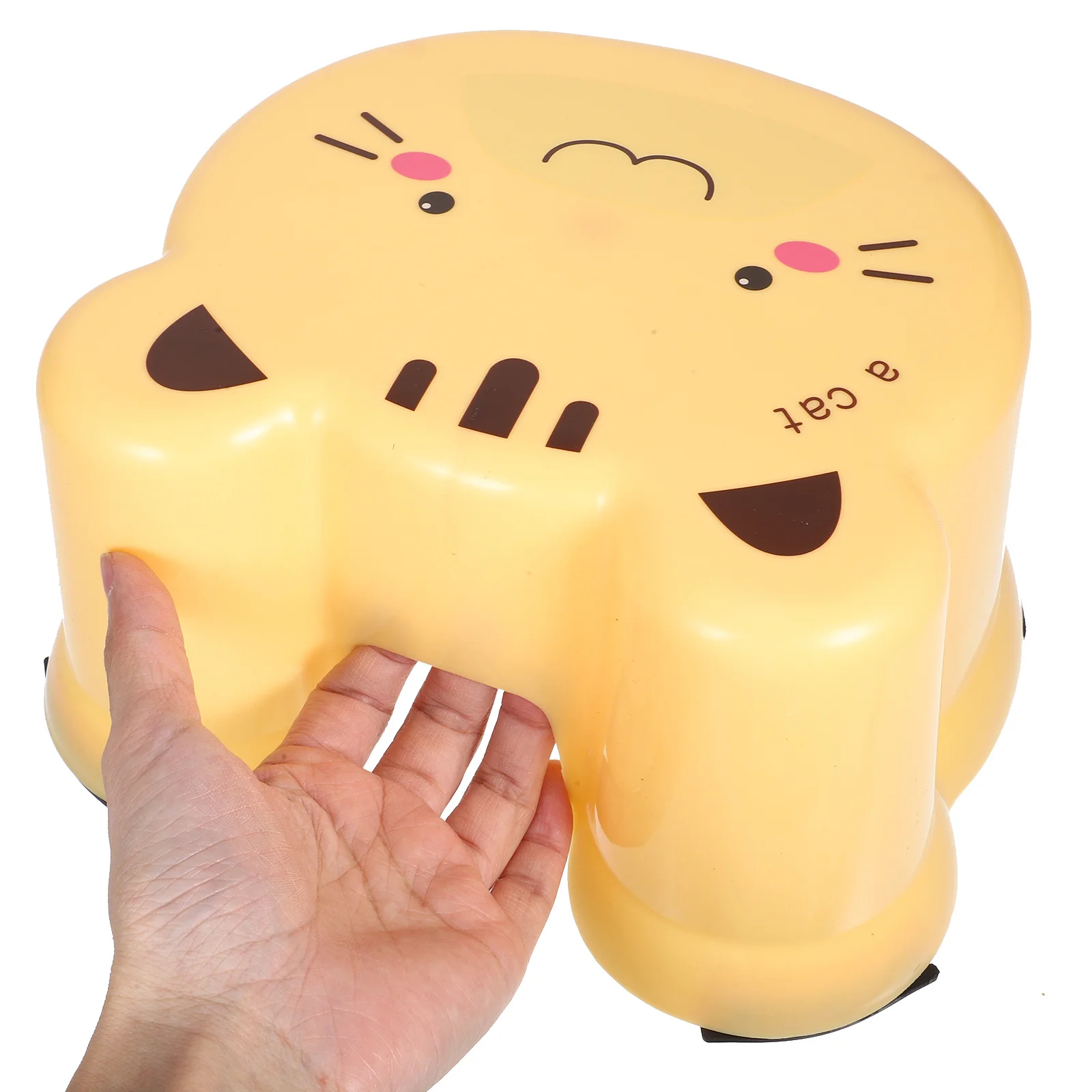 ABOOFAN Kids Stool Thickened Non Plastic Step for Bathroom Toilet Training Cartoon Design Child Safety