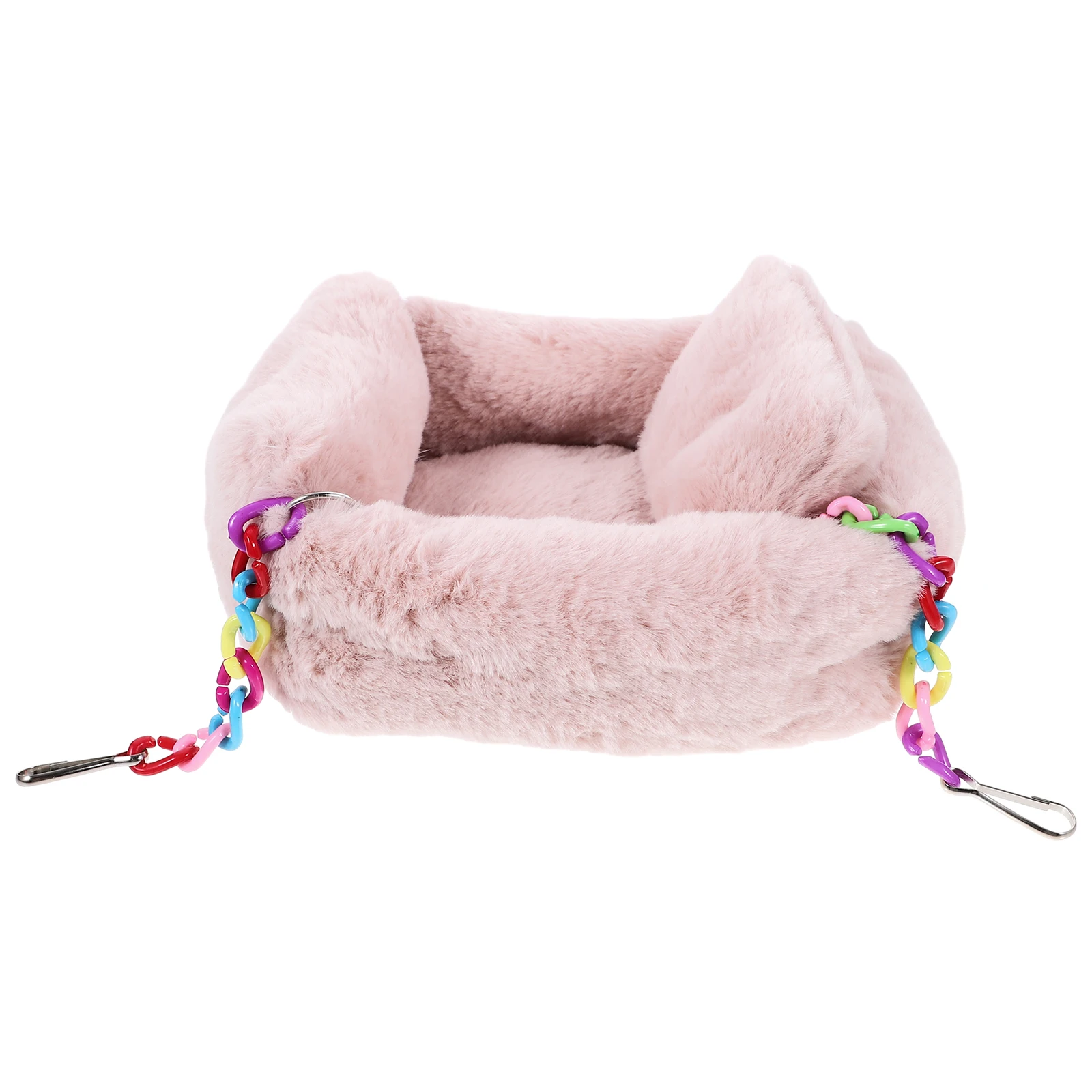 

Cotton Hiding -size Oat-pink Warm Hamster Bed Hammock Small Pet Cage Corner Hideout Comfortable Resting Spot