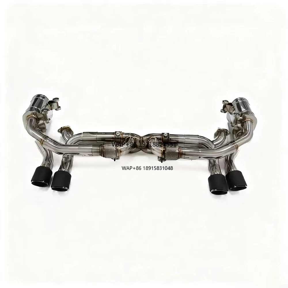 

GDR Racing Exhaust Pipe Kit Muffler Vacuum Valves Stainless Steel 304 for 991.1 3.4L 2011-2016 Exhaust