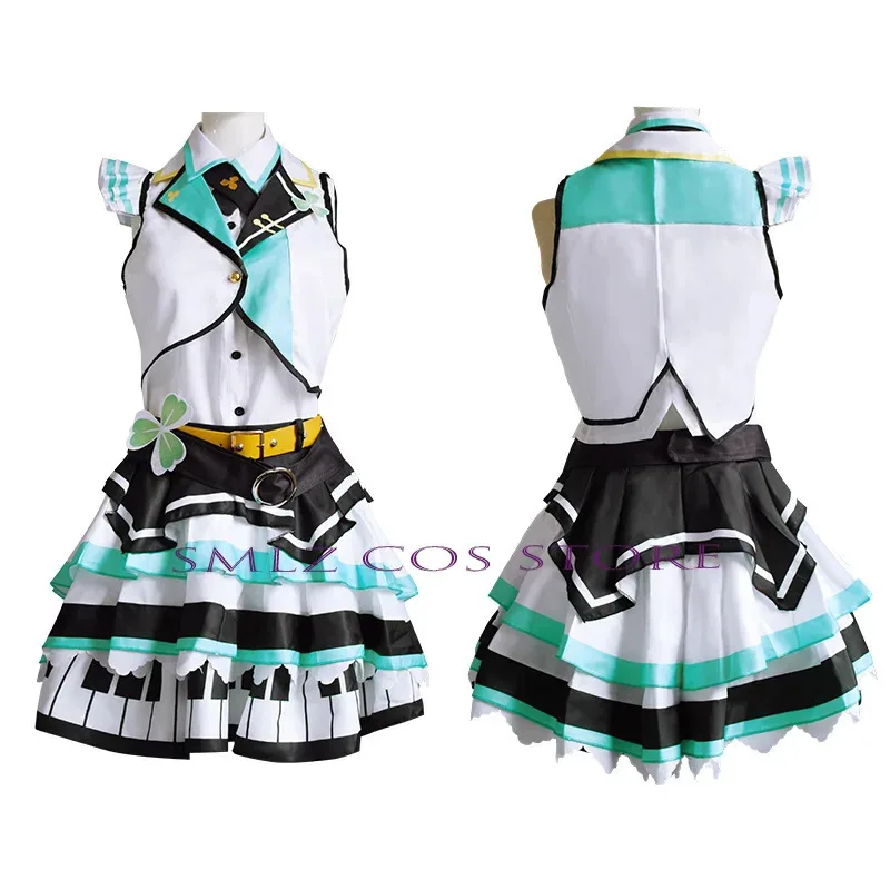 4 ألوان أكثر القفز Kiritani Haruka Hanasato Minori Momoi Airi Hinomori Shizuku تأثيري أنيمي مشروع Sekai الملونة المرحلة زي