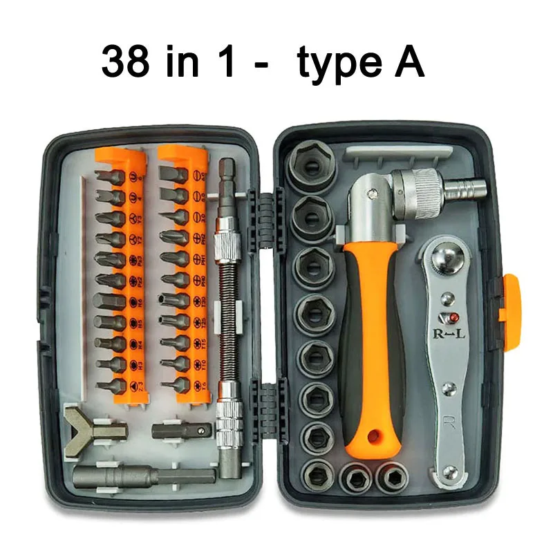 38-in-1 Ratcheting Screwdriver Set - Perfect for Home Repair & DIY Projects!