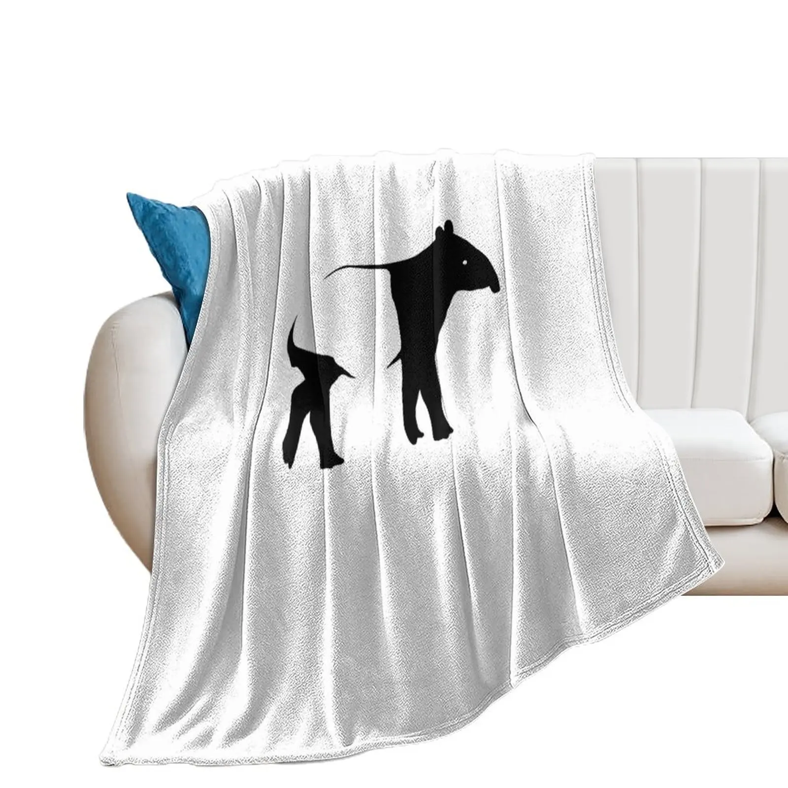 Tapir Animal Throw Blanket For Sofa Thin Sofa Sofas Blankets