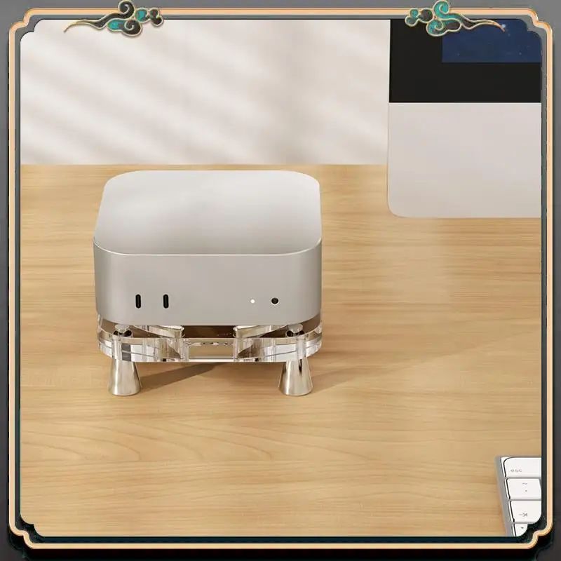 

ASMA-Acrylic Stand For Mac Mini M4, Desktop Anti-Slip Base For Mac Mini4, Hollowed Avoid Overheating