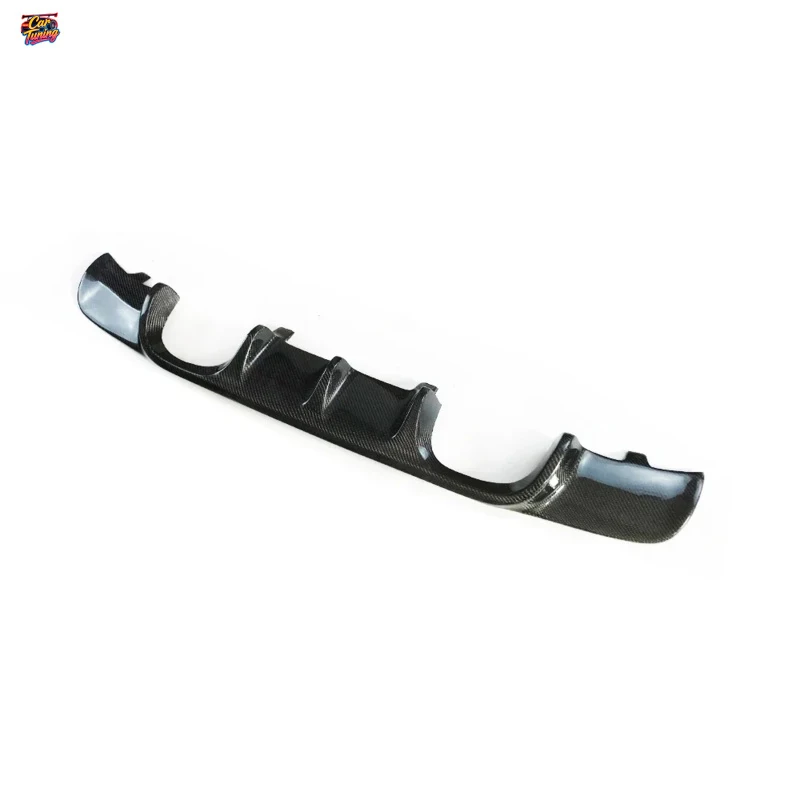 for BMW Real M3 Sedan 4 Door Only 2005-2011 E90 Carbon Fiber Rear Bumper Diffuser Splitter - view 2