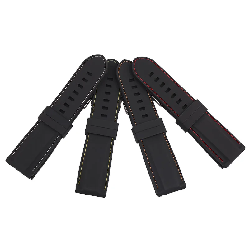 accessori per orologi cinturino per orologio in silicone compatibile Citizen cinturino e braccialetto per sport all'aria aperta da uomo di ricambio in gomma 26mm