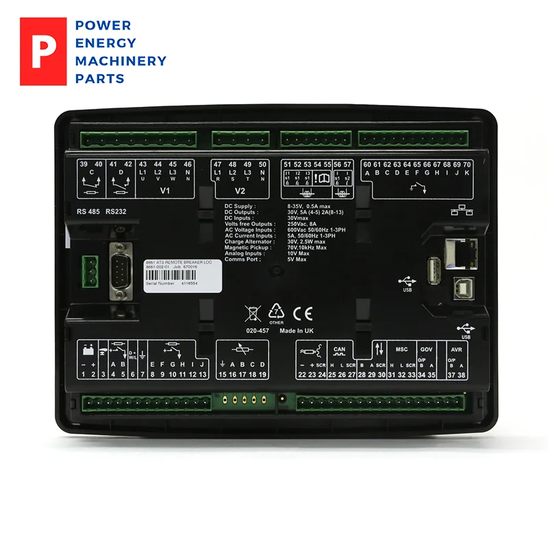 Genuine Generator Controller DSE8661 Two-Part Auto Transfer Switch & Mains (Utility) Control Module DSE 8661 Deep Sea