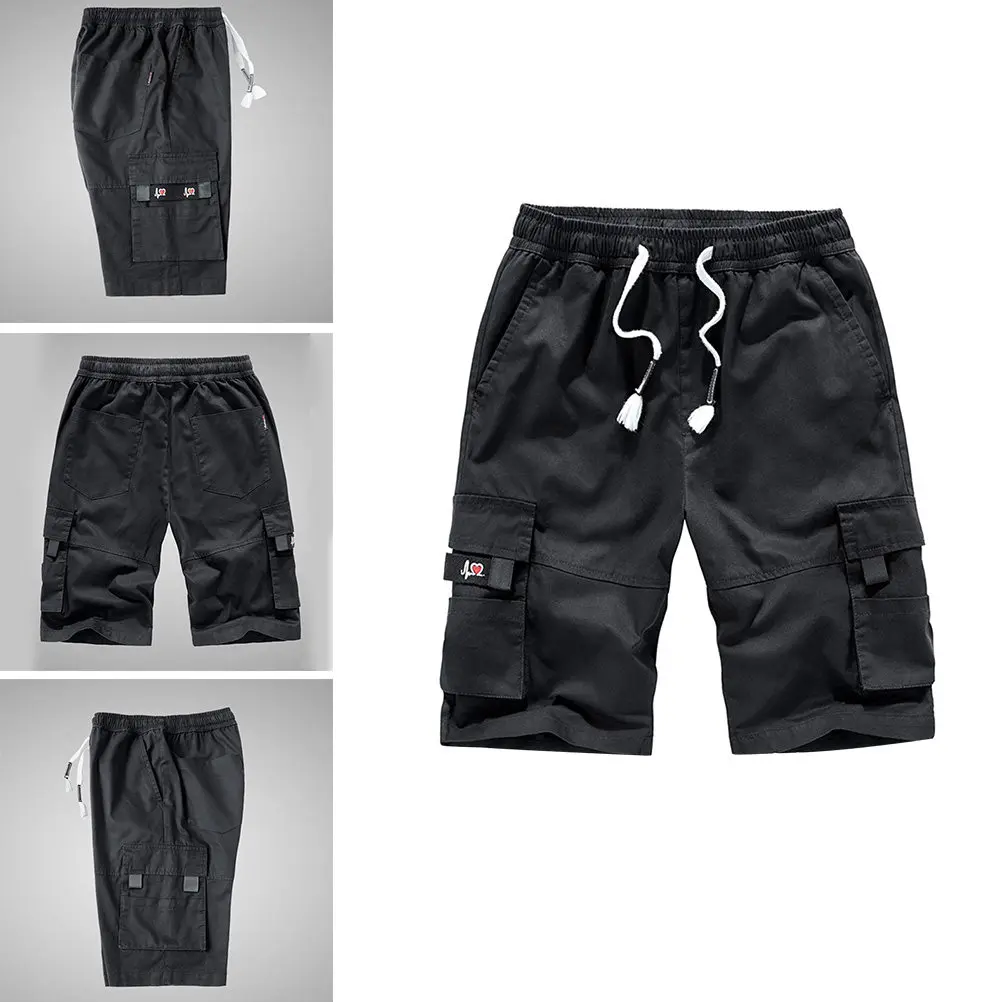 

Летние шорты 2XL из хлопка, дышащие, удобные, спортивные, для мужчин, повседневные, для отдыха, короткие брюки, трусы-шорты для мужчин