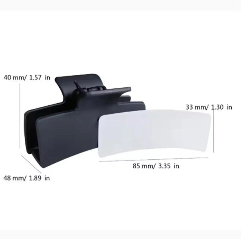 Customized Elegant And Minimalist Plastic Hair Claw Clips, Suitable For Women And Girls As Hair Accessories And Headwear