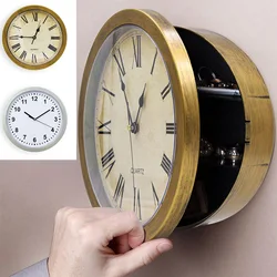 Vintage Wall Clock Safe Box Secret Storage Box Wall Clock Safe Money Jewelry Valuables Storage Box Home Decoration Dropshipping