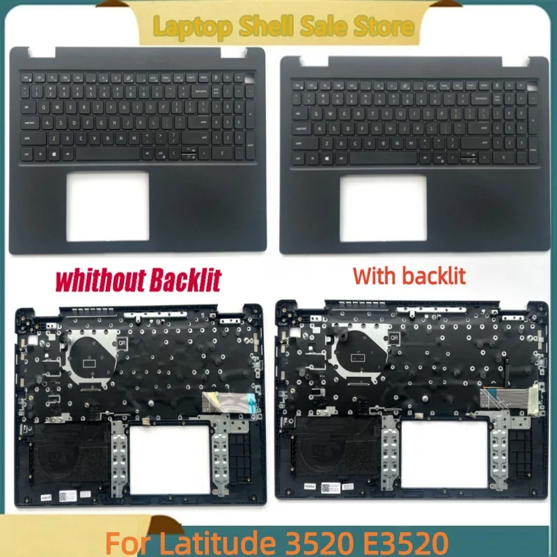 

New Laptop For Latitude 3520 E3520 Upper Case Palmrest Cover C shell with Keybord